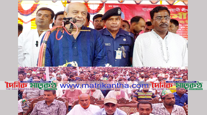 পাংশা উপজেলার বাহাদুরপুরে আওয়ামী লীগের উদ্যোগে কর্মী সমাবেশ অনুষ্ঠিত